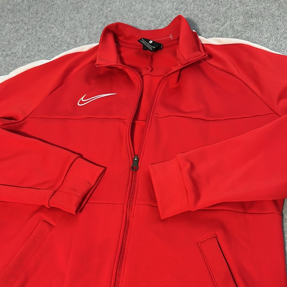 Nike Full Zip Jacket Womens Small Athletic Active Workout Dri Fit Red - Picture 5 of 10